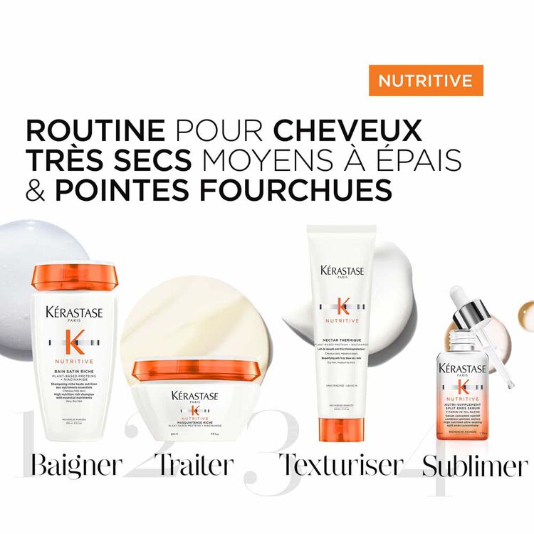 Quatuor Nutritive cheveux secs à très secs et épais